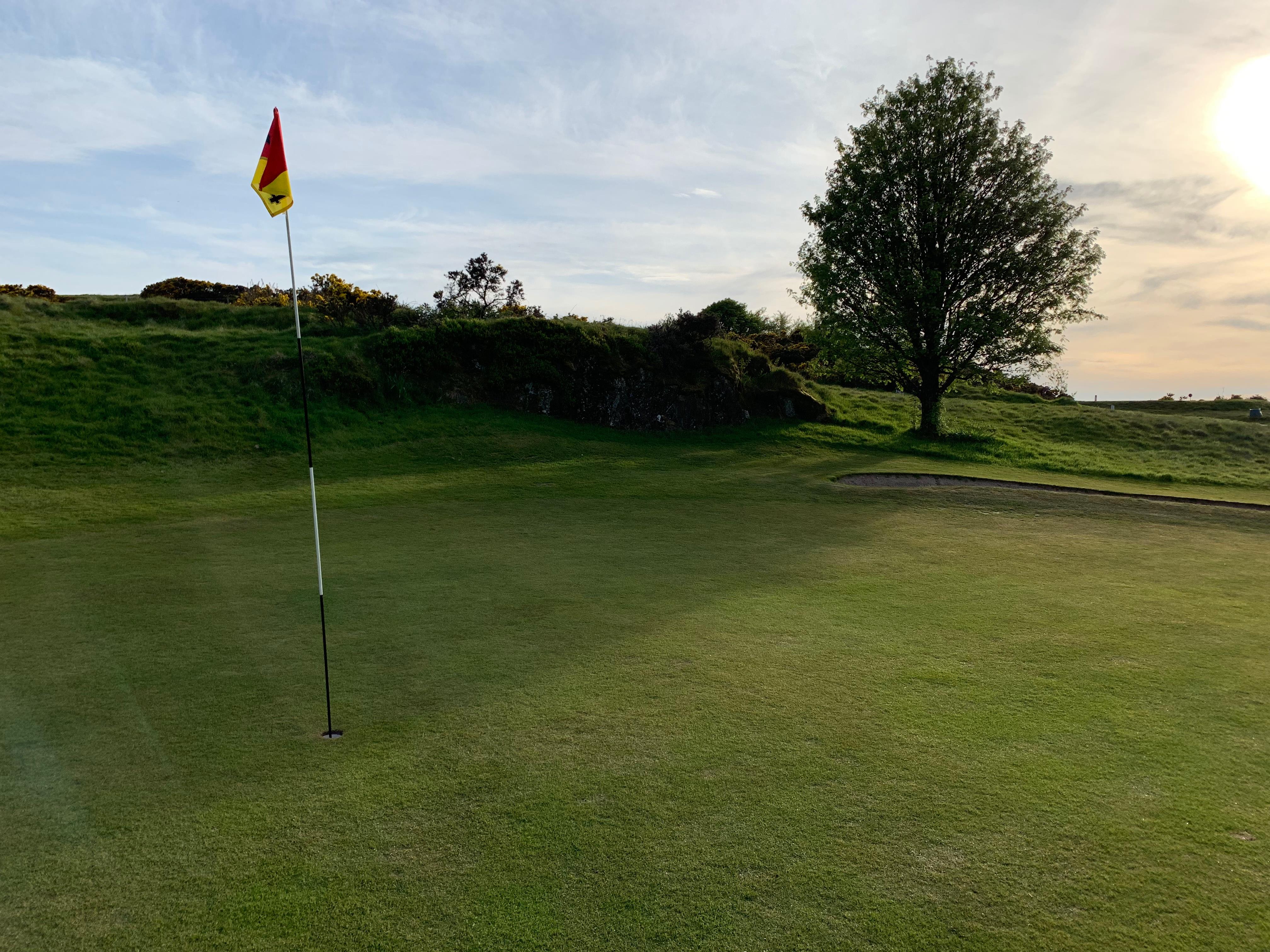 Hole 5 — view of the green